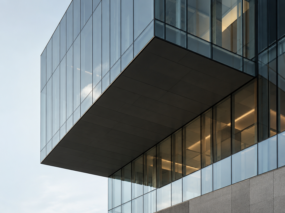 Duan Family Center architectural detail
